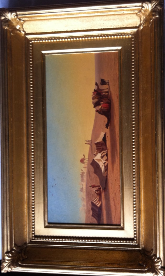 A halt in the Desert